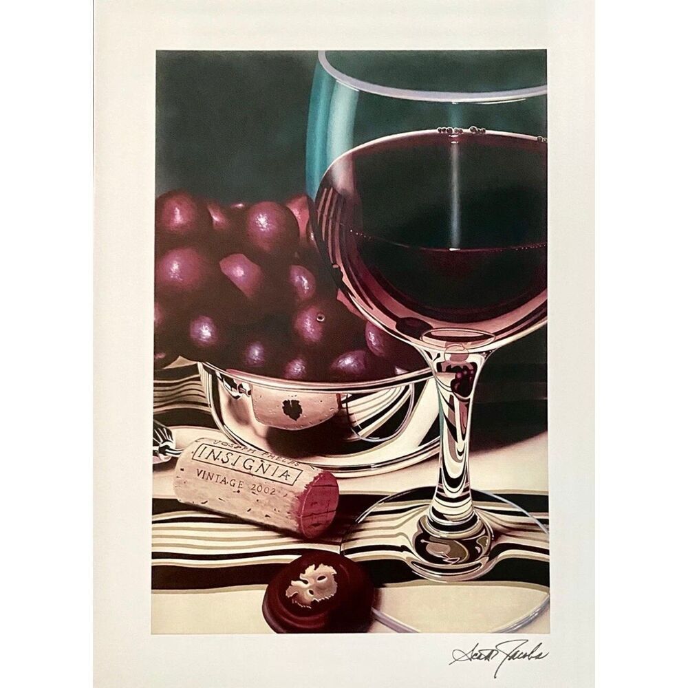 Scott Jacobs Wine Perfection Seriolithograph 2011